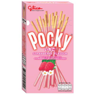 Caja Galleta Pocky Thai Frutilla 47g x 120