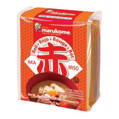 Caja Pasta Miso Rojo 1kg x 121