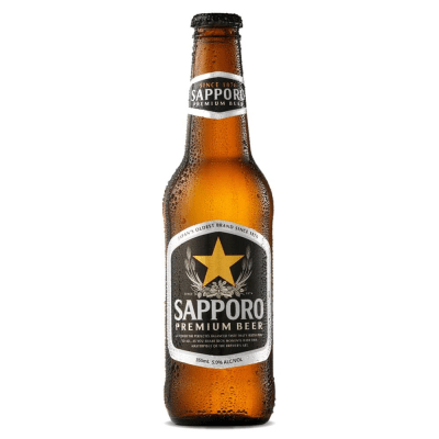 Caja Cerveza Sapporo 355ml x 24