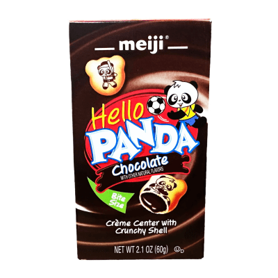 Caja Galleta Rellena Chocolate Forma Panda 60g