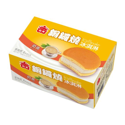 Caja Helado Pancake Te con Leche 320g (4pc) x 24 (Congelado) (296)
