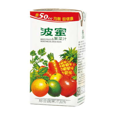 Caja Jugo de Frutas y Vegetales Mix 300ml x 241