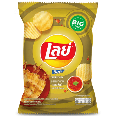 Caja Papas Fritas Calamar con Salsa Picante 69g x 24