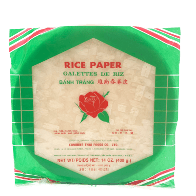 Caja Papel de Arroz Redonda 22cm 400g x 44