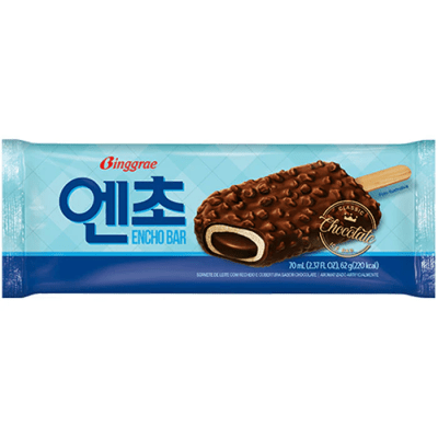 Caja Helado Paleta Encho Vainilla con Choco Cruch Encho Bar 70ml x 40