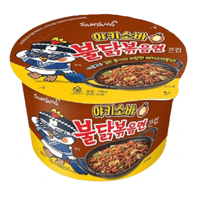 Caja Fideos Bowl Buldak Myun Salsa Yakisoba 100g x 16