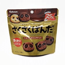 Caja Galleta Forma de Panda Bañada en Chocolate 47g x 72