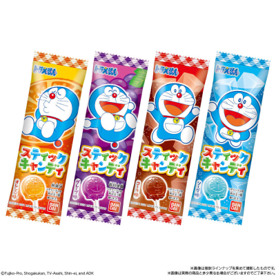 Caja Paleta de Frutas Forma Doraemon 9g x 450