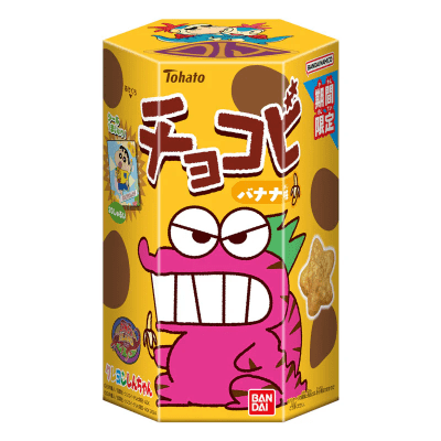 Caja Galleta Chocobi Banana Shin Chan 18g x 48