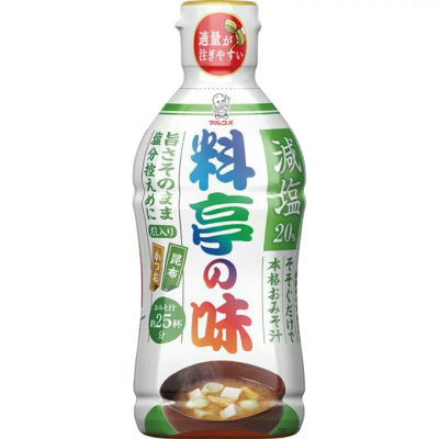 Caja Sopa Inst. Miso de Arroz Bonito y Algas 25% menos sal 430g x 12 (3537)