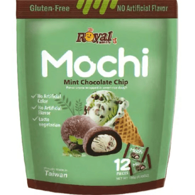 Caja Bolsa Mochi Choco Menta 180g x 12