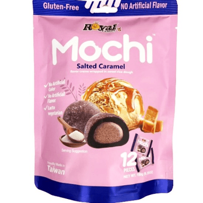 Caja Bolsa Mochi Caramelo 180g x 121