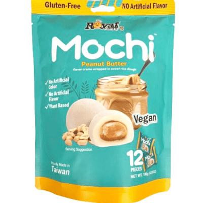 Caja Bolsa Mochi Pasta de Mani  180g x 12