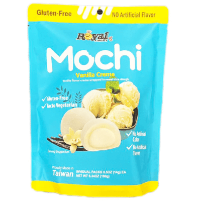 Caja Bolsa Mochi Crema Vainilla 180g x 12