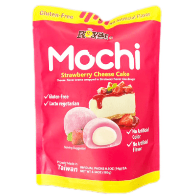 Caja Bolsa Mochi Cheese Cake Frutilla 180g x 12