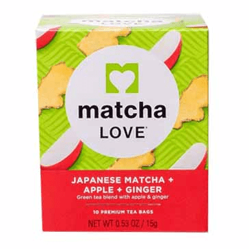 CajaTe Matcha con Manzana y Gengibre 15g (10bag) x 6