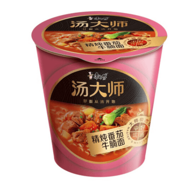 Caja Ramen Inst. Pote Carne con Tomate 55g x 121