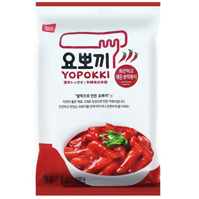 Caja Tteokbokki Bolsa Picante 120g x 20