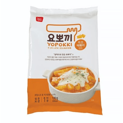 Caja Tteokbokki Bolsa Queso 120g x 20