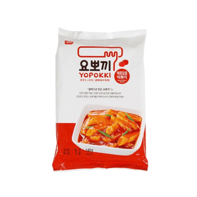 Caja Tteokbokki Bolsa Dulce y Picante 140g x 20