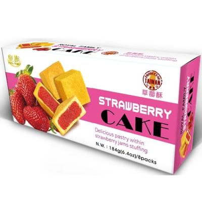 Caja Galleta Relleno Frutilla 184g x 12