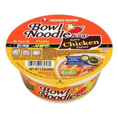 Caja Ramen Inst. Bowl Pollo Picante 86g x 12