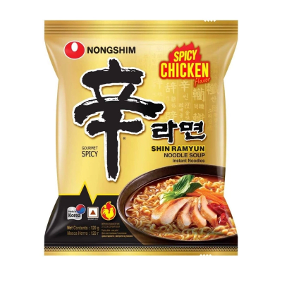 Caja Ramen Inst. Pollo Picante Shin 120g x 32