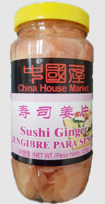 Caja Jengibre Encurtido CHM  525g x 121
