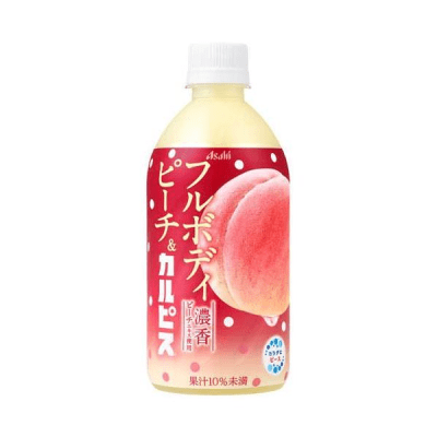 Caja Jugo Calpis y Durazno 480ml x 24