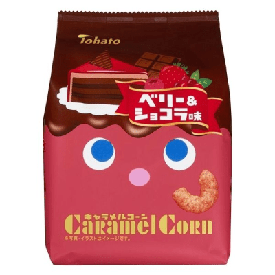 Caja Caramel Corn Berry y Chocolate 62g x 121