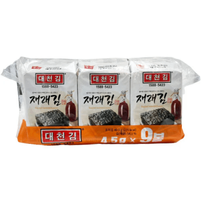 Caja Snack Nori Original 4.5g x 9 x 12