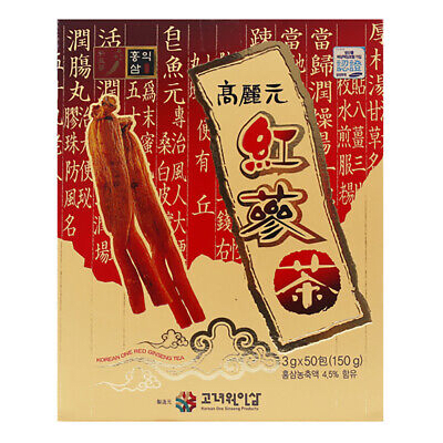 Caja Te de Ginseng Rojo 3gx50 x 30