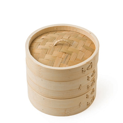 Caja Vaporera de Bambu 20.3cm x 18