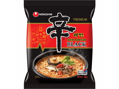 Caja Ramen Inst. Shin Black Carne de Soya Picante 130g x 201