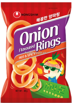 Caja Snack Anillos de Cebolla Picante 40g x 201