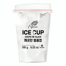 Caja Vaso con Hielo Cubitos 185g x 151