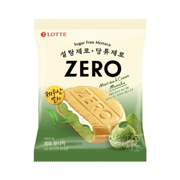 Caja Helado Medallon Zero Matcha y Crema monaka 140ml x 24