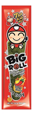 Caja Snack Nori Big Roll Picante (Rojo) 2.5g x 12 x 121