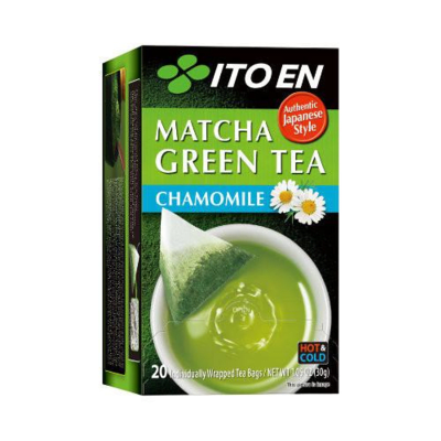 Caja Te Verde con Manzanilla 20 sobres 30g x 8