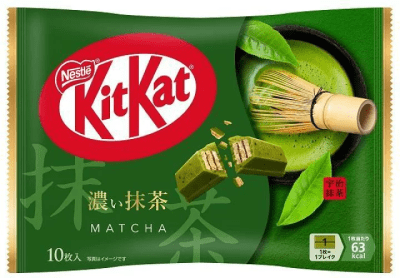 Caja Kit Kat Matcha de 10pc x 12