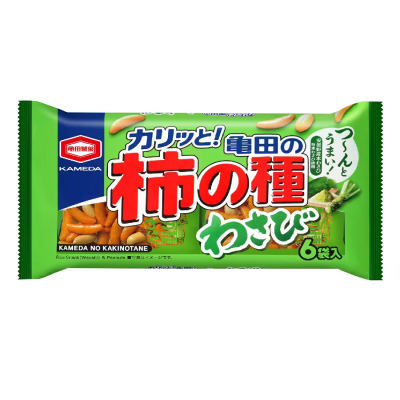 Caja Galleta de Arroz con Mani y Wasabi 164g x 12 (088)
