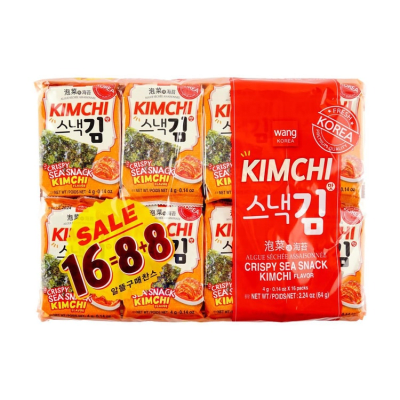 Snack Nori Kimchi 4g x 16 Pcs 64g x 6 (04989)1
