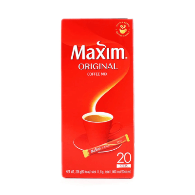 Caja Cafe Maxim Original (Rojo) 20sobres 236g x 24