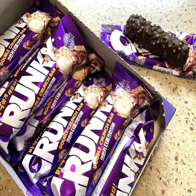 Caja Chocolate Relleno Chocolate Doble Cruncky 36g x 60