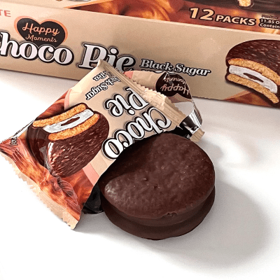 Caja Choco pie Azucar Morena 28g x 12und 336g x 8