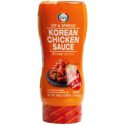 Caja Salsa Coreana Dulce Picante para Pollo 360g x 12 (01122)