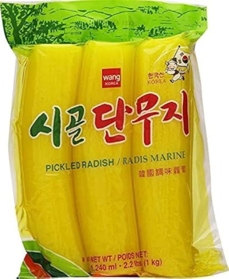 Caja Rabano Amarillo Takuban 3pcs a mitad 1kg x 15 (6317)