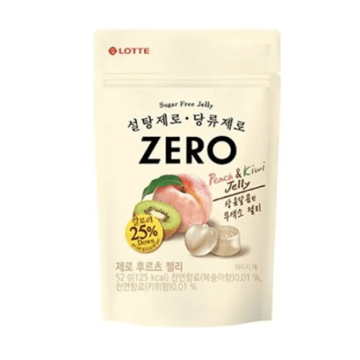 Caja Gomitas de Durazno y Kiwi Zero 52g x 40