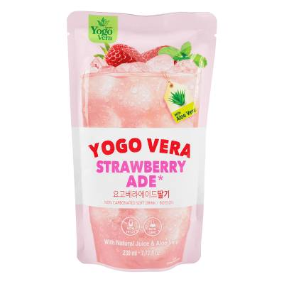 Caja Sachet Jugo Yogovera Frutilla 230ml x 501