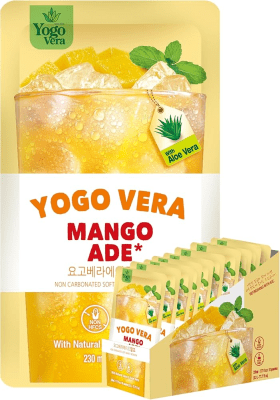 Caja Sachet Jugo Yogovera  Mango 230ml x 50